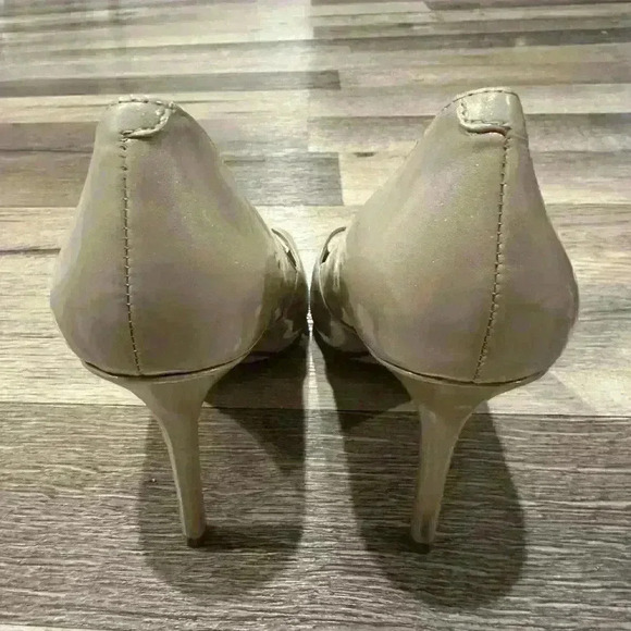 Enzo Angiolini Patent Leather Shoe Open toe heels black size 7M - Picture 3 of 3